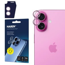 iPhone 17 3mk HARDY Lens Protection Pro kameros stiklas – violetinis
