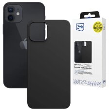 iPhone 12 3mk Hardy MagSilicone dėklas - juodas