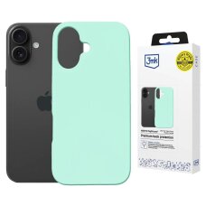 iPhone 16 dėklas 3mk Hardy MagSilicone – mėtų spalvos