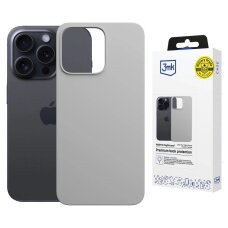 iPhone 16 Pro dėklas 3mk Hardy MagSilicone – pilkas