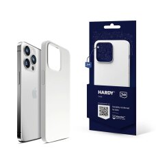 iPhone 13 Pro Max 3mk Hardy Silicone MagCase dėklas – baltas
