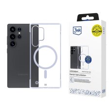 Samsung Galaxy S25 Ultra dėklas 3mk Just20g MagCase – skaidrus