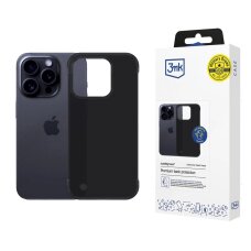 iPhone 13 Pro Max dėklas 3mk Just20g Matt Case – matinės juodos