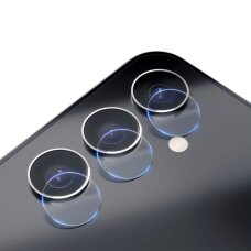 Akcija! 3mk Lens Protection™ Hybrid kameros apsauginis stiklas Samsung Galaxy S24 FE