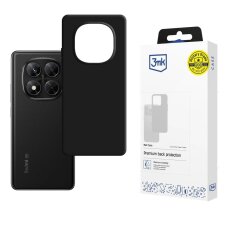 Xiaomi Redmi Note 14 PRO 5G / POCO X7 5G dėklas 3mk Matt Case Pro – matinės juodos