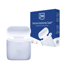AirPods 2 3mk Silicon dėklas – baltas
