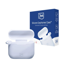 AirPods 3 3mk Silicon dėklas – baltas