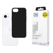 iPhone 16e / SE 4 – 3mk Silicone dėklas - Juodas