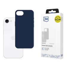iPhone 16E 3mk Silicone dėklas – tamsiai mėlynas
