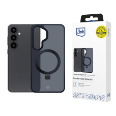 3mk Smoke Dėklas Mag&Stand skirtas Samsung Galaxy S25+ - Juodas