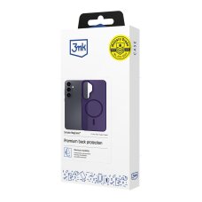 Samsung Galaxy S25 Ultra 3mk Smoke MagCase dėklas – violetinis skaidrus