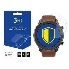 Xiaomi Amazfit GTR 47mm 3mk Watch Protection FlexibleGlass hibridinis stiklas