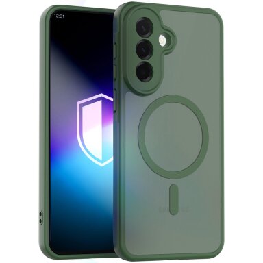 Samsung Galaxy A37 3mk Misty MagCase dėklas - Žalias Samsung Galaxy A37 3mk Misty MagCase dėklas - Žalias