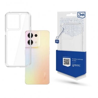 3mk Armor Dėklas Oppo Reno 8 5G - Permatomas