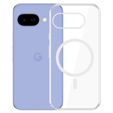 Google Pixel 10A 3mk Armor MagCase dėklas – skaidrus 1 Google Pixel 10A 3mk Armor MagCase dėklas – skaidrus 1