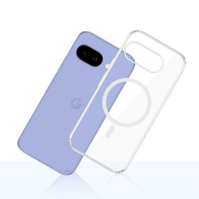 Google Pixel 10A 3mk Armor MagCase dėklas – skaidrus 7 Google Pixel 10A 3mk Armor MagCase dėklas – skaidrus 7