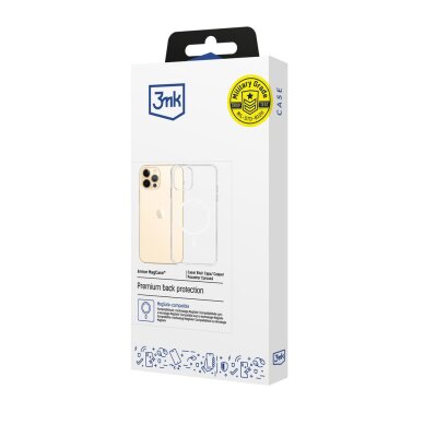 iPhone 12 Pro Max 3mk Armor MagCase dėklas – skaidrus 7
