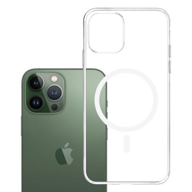 iPhone 13 Pro Max 3mk Armor MagCase dėklas – skaidrus 6