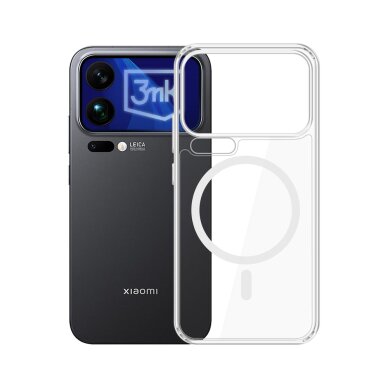 Xiaomi 17 Pro 3mk Armor MagCase dėklas – skaidrus 9 Xiaomi 17 Pro 3mk Armor MagCase dėklas – skaidrus 9