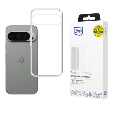 Google Pixel 10 / 10 Pro dėklas 3mk Clear Case – skaidrus Google Pixel 10 / 10 Pro dėklas 3mk Clear Case – skaidrus