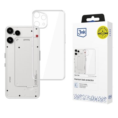 Nothing Phone (3a) Lite 3mk Clear Case dėklas – skaidrus