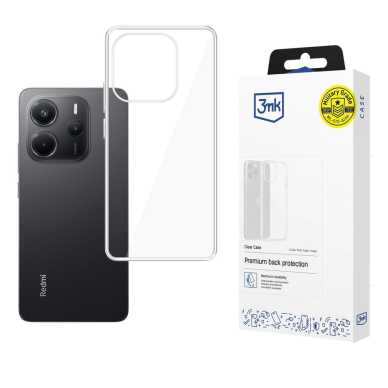 3mk permatomas dėklas Xiaomi Redmi Note 14 4G - permatomas