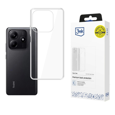 3mk Clear Dėklas Xiaomi Redmi Note 14 5G - Permatomas