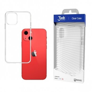 Dėklas 3MK Clear Case iPhone 13 Skaidrus Dėklas 3MK Clear Case iPhone 13 Skaidrus
