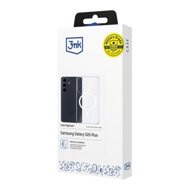 Samsung Galaxy S26 Pro 3mk Clear MagCase dėklas – skaidrus 5 Samsung Galaxy S26 Pro 3mk Clear MagCase dėklas – skaidrus 5