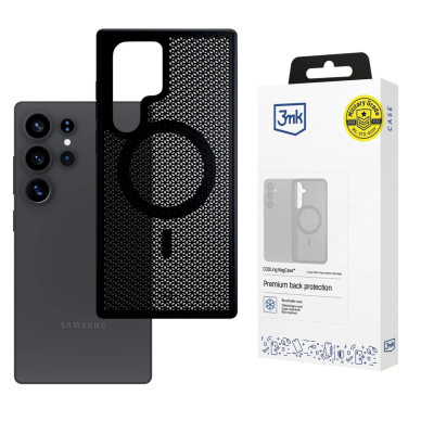 3mk COOLing Dėklas MagSafe Samsung Galaxy S25 Ultra - Juodas