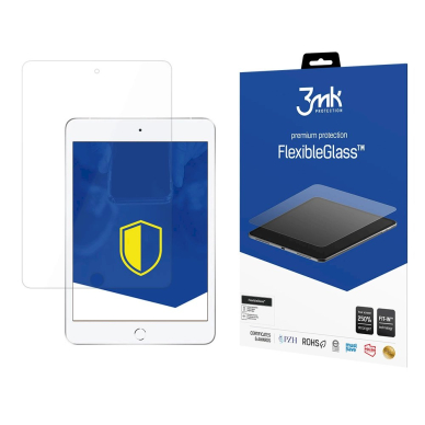 iPad mini 7.9" 2019 (5 kartos) 3mk FlexibleGlass™ lankstus apsauginis stiklas