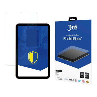 iPad mini 8.3" 2021 (6 kartos) 3mk FlexibleGlass™ lankstus apsauginis stiklas