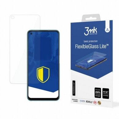 Lankstus stiklas 3MK FlexibleGlass Lite Oppo A76 Hybrid Glass Lite