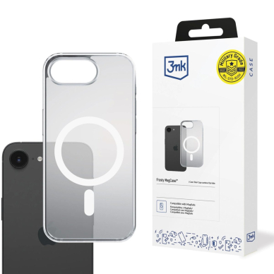 3mk Frosty MagCase dėklas Apple iPhone 16E - baltas
