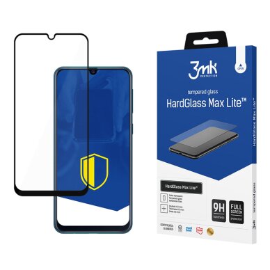 Samsung Galaxy M31 / M31 Prime 3mk HardGlass Max Lite Black grūdintas stiklas Samsung Galaxy M31 / M31 Prime 3mk HardGlass Max Lite Black grūdintas stiklas