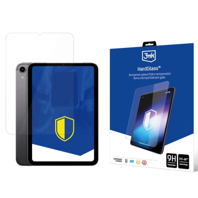 iPad mini 8.3" 2021 (6 kartos) / iPad mini 8.3" 2024 (7 kartos) 3mk HardGlass grūdintas stiklas