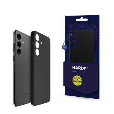 Samsung Galaxy S24+ 3mk Hardy Android silikoninis MagCase dėklas – juodas