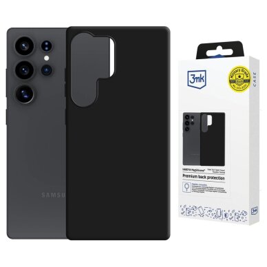 Samsung Galaxy S25 Ultra dėklas 3mk Hardy MagSilicone – juodas