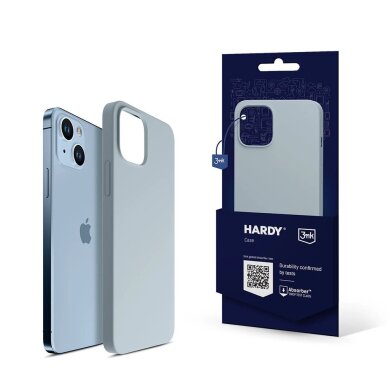 iPhone 14 Plus 3mk Hardy silikoninis MagCase dėklas – mėlynas iPhone 14 Plus 3mk Hardy silikoninis MagCase dėklas – mėlynas