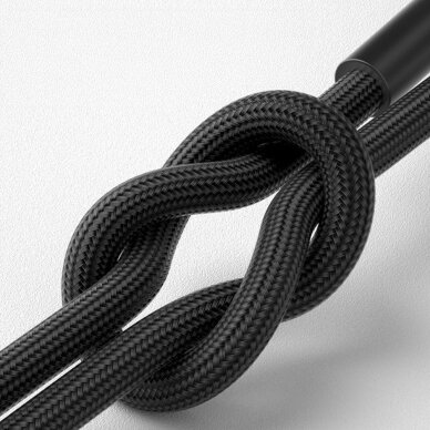 Krovimo kabelis 3mk Hyper Cable N-SERIES USB-A / MicroUSB 1 m 5V/2.4A 12 W – juodas 5