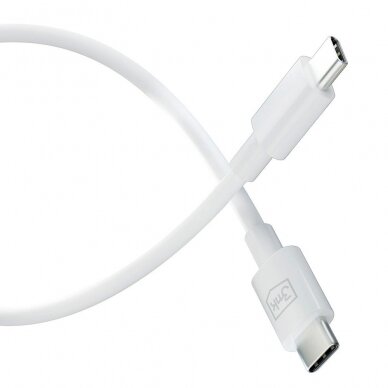3mk Hyper Kabelis USB-C / USB-C 100W 1.2m - Baltas 4
