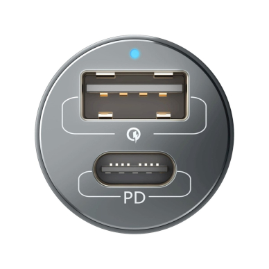 3mk Hyper Car Įkroviklis USB-C USB-A 100W - silver 6 3mk Hyper Car Įkroviklis USB-C USB-A 100W - silver 6