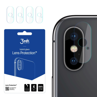 iPhone X 3mk Lens Protection™ kameros apsauga iPhone X 3mk Lens Protection™ kameros apsauga