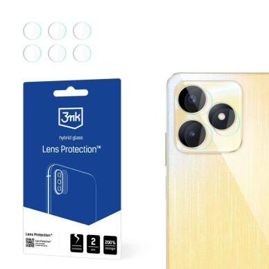 3mk Lens Protection™ hibridinis kameros stiklas Realme C53