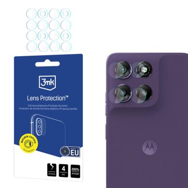 Motorola Moto G67 / Motorola Moto G77 3mk Lens Protection Hybrid kameros apsauginis stiklas Motorola Moto G67 / Motorola Moto G77 3mk Lens Protection Hybrid kameros apsauginis stiklas