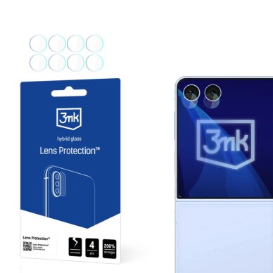 Samsung Galaxy Z Flip 7 3mk Lens Protection hibridinis kameros stiklas Samsung Galaxy Z Flip 7 3mk Lens Protection hibridinis kameros stiklas