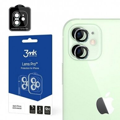 Kameros apsauga 3MK Lens Protection Pro Iphone 11/ 12/ 12 Mini su rėmu