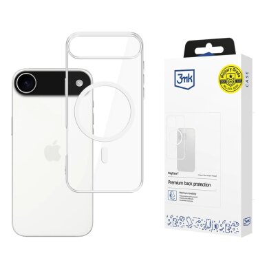 iPhone 17 Air 3mk MagCase dėklas – permatomas iPhone 17 Air 3mk MagCase dėklas – permatomas