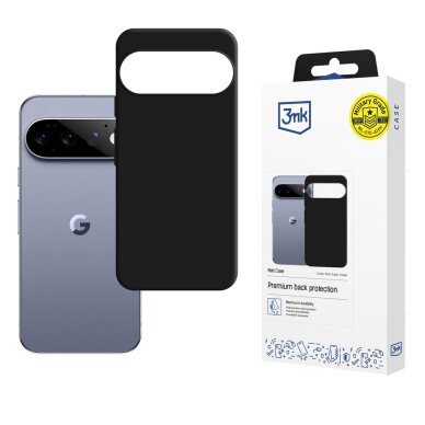 Google Pixel 11 / Pixel 11 Pro 3mk Matt Case dėklas – juodas Google Pixel 11 / Pixel 11 Pro 3mk Matt Case dėklas – juodas