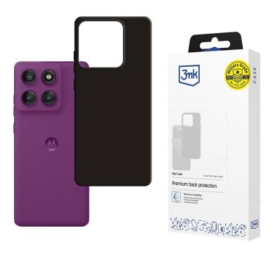 Motorola Edge 60 Pro dėklas 3mk Matt Case – matinės juodos